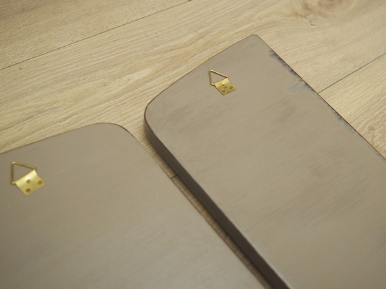 Image 1 of Set of Two Mirrors, Danish Design, 1960s, Production: Denmark