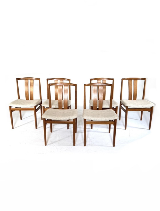 Image 1 of 6x vintage dining chair, Vamdrup Stolefabrik '60
