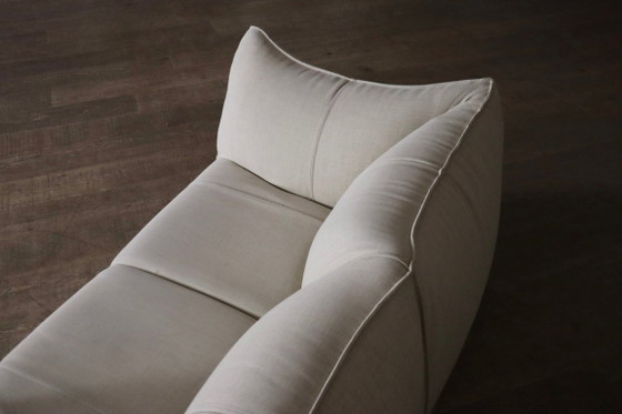 Image 1 of De Le Bambole bank en fauteuil van Mario Bellini voor B&B Italia, jaren 70.