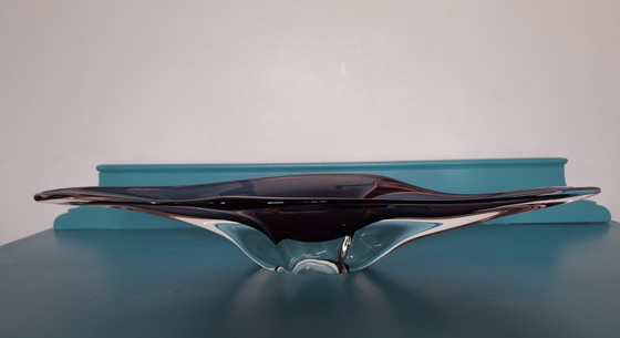 Image 1 of XL Murano Sommerso Gondola Bowl – 1960s