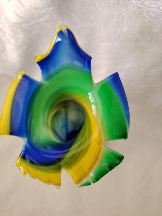 Image 1 of Murano glass dreamlike vase glass vase vintage