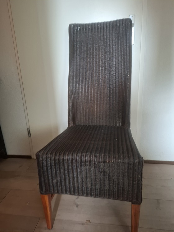 Image 1 of 4 sedie da pranzo/veranda Lloyd Loom