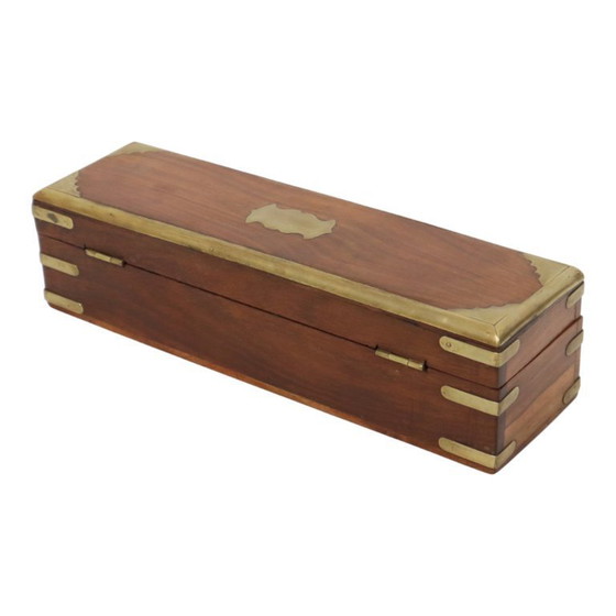 Image 1 of Old Hardwood Pen Box