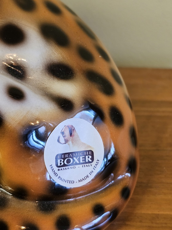 Image 1 of Léopard peint à la main Italie Vintage Retro