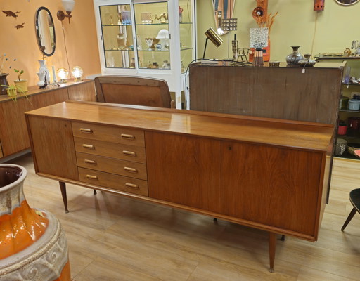 Vintage Sideboard Lowboard TV Cabinet Cupboard Drawers 220 cm