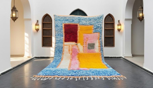 Handgeknüpfter Beni-Ourain-Berberteppich, 300 x 200 cm