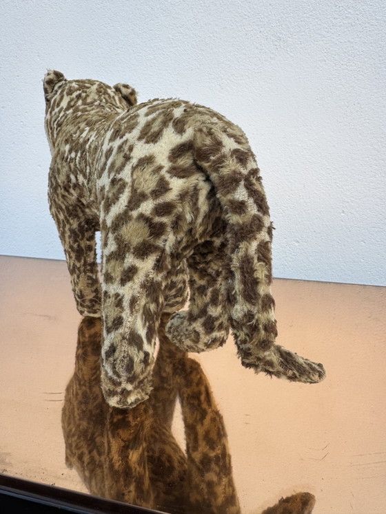 STEIFF pluche luipaard uit de jaren 50 – Decoratieve objecten, Textile (photo 2 of 15)