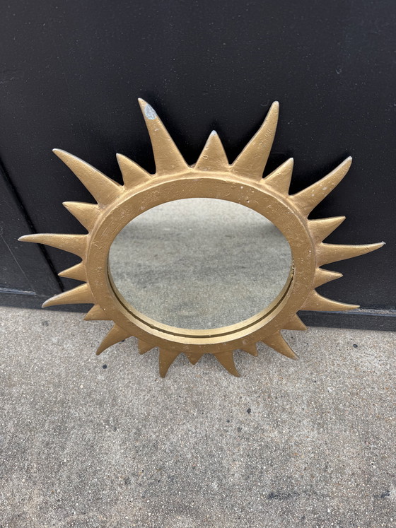 Image 1 of 1970s sunburst mirror
