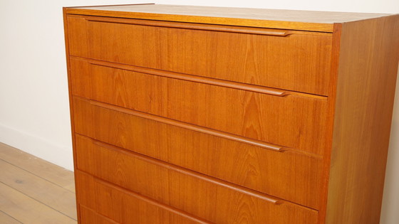 Image 1 of Vintage Danish chest of drawers | Teak | 6 drawers | 103 cm