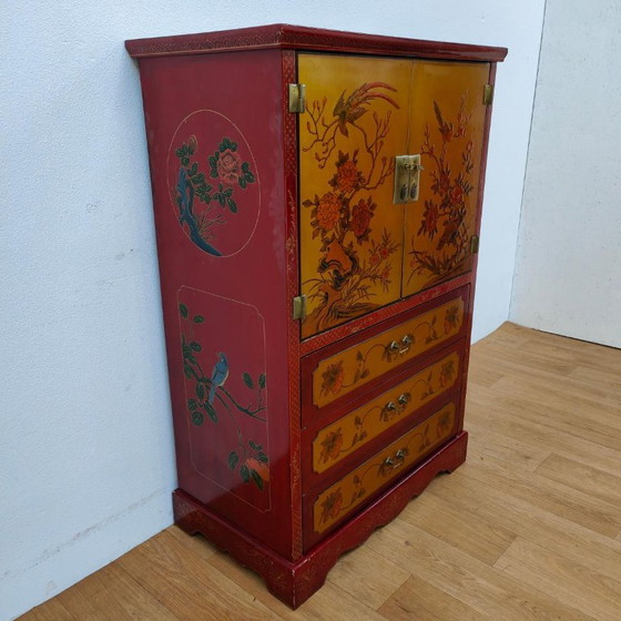Credenza nuziale cinese vintage Chinoise – Credenze con vetrina, Wood (photo 9 of 21)