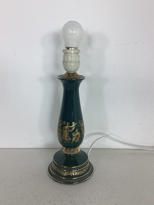 Vintage Italian Florentine porcelain lamp