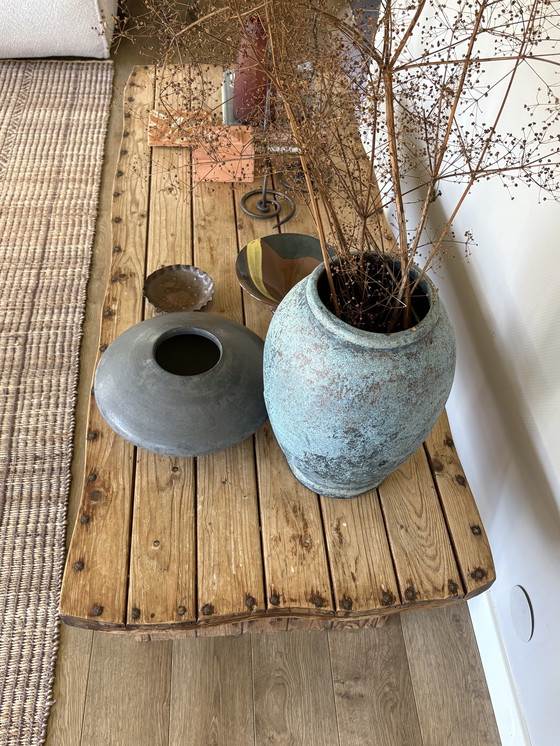 Image 1 of Wabisabi solid wood coffee table 'Baukje'