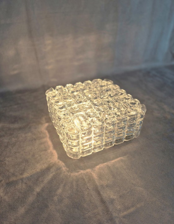 Image 1 of Vintage ERCO Wall Lamp 54075 – Mid-Century Glass Sconce, 1960s–70s, Original Condition