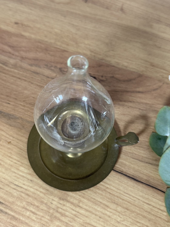 Image 1 of Brass oil lamp