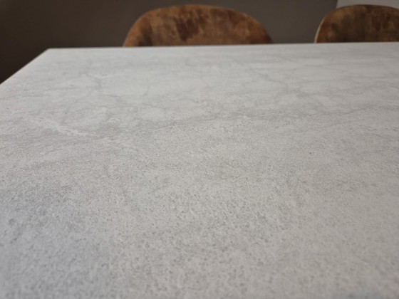 Image 1 of New - Montel Seven Dining Table + 6 Montel Nora Chairs