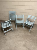 4x Magis Folding Air-Chair - Jasper Morrison + wandhaak chrome