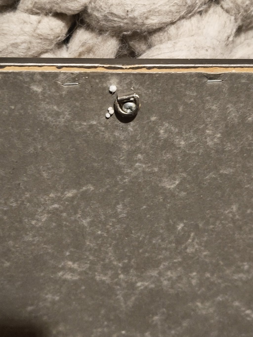 Obra de arte de mosaico moderno de mediados de siglo con diseño vintage para la pared.