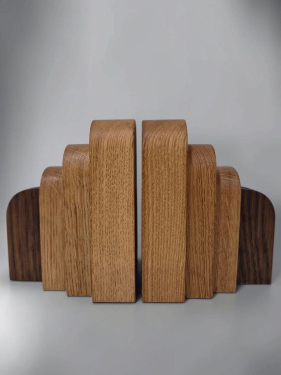 FERMALIBRI - ART DÉCO / SCUOLA DI AMSTERDAM – ArtDecoOnline, Oggetti decorativi, Legno (photo 4 of 5)