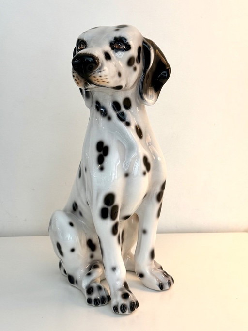 Bellissimo dalmata in ceramica vintage - alto 40 cm