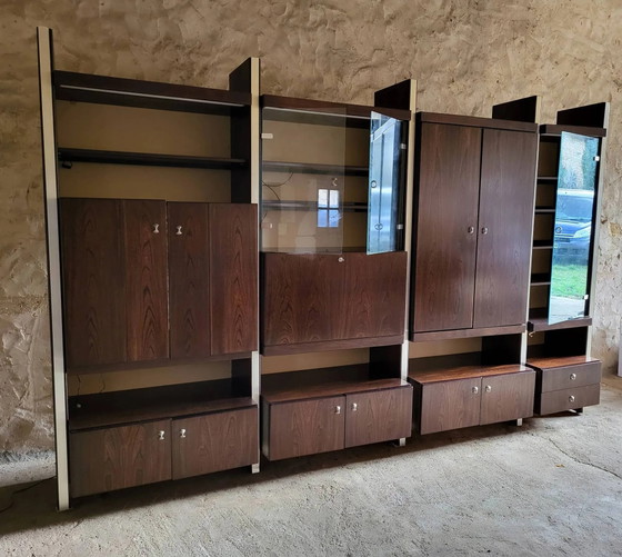Library / living room. Late 1970s Roche Bobois. – Bookcases, Wood (photo 4 of 20)