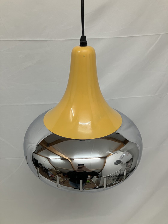 Image 1 of Vintage tulip-shaped pendant lamp by Doria Leuchten space age