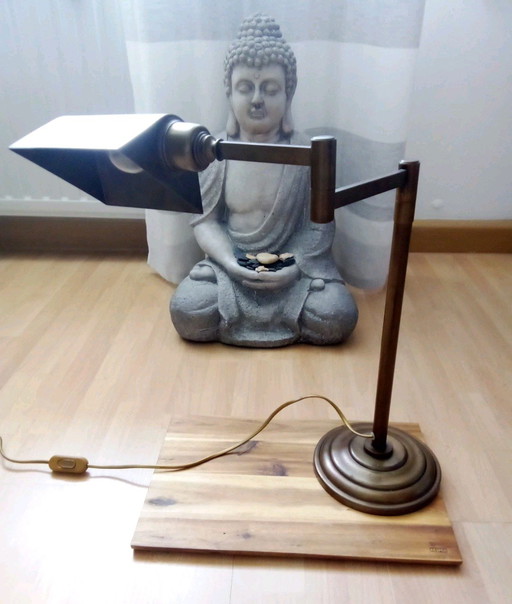 Belle lampe ancienne en laiton