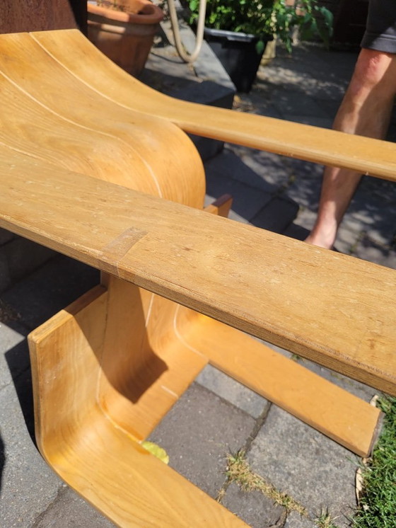 Image 1 of 6 Gijs Bakker strip chairs and table