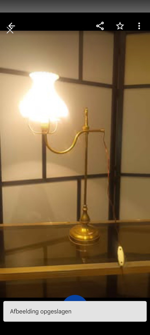 Englische 'Studenten'-Lampe