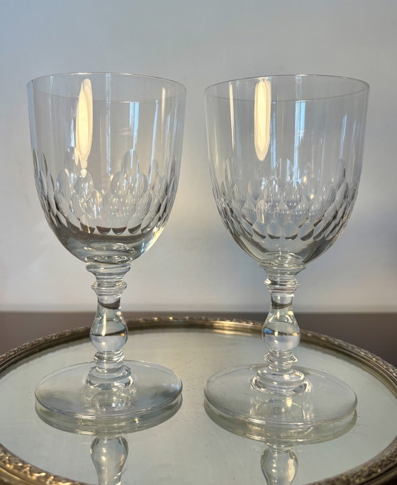 Image 1 of 2 copas de agua Baccarat m.Richelieu 