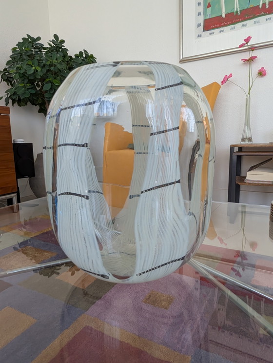 Image 1 of Henry Dean vase made of mouth-blown glass of 4333 grams!