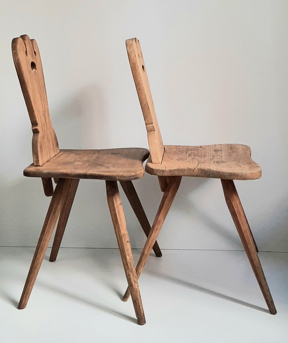 Image 1 of Brutalist farm chairs Tyrol 4