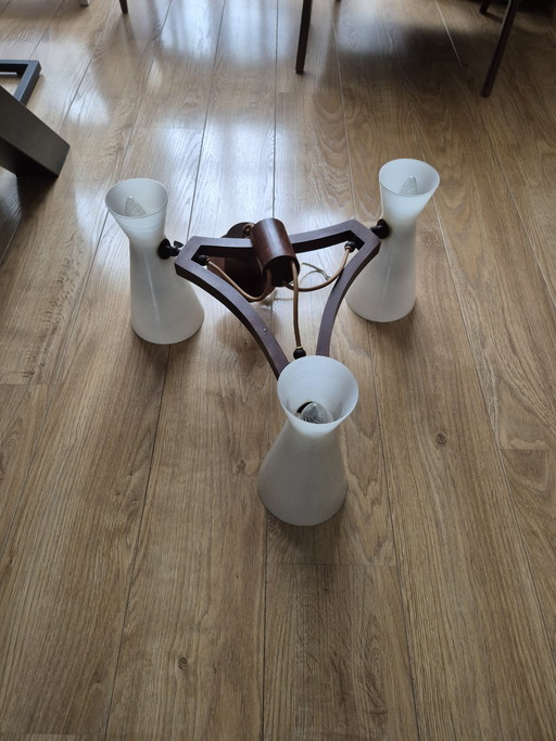 Lampada a sospensione vintage di design danese