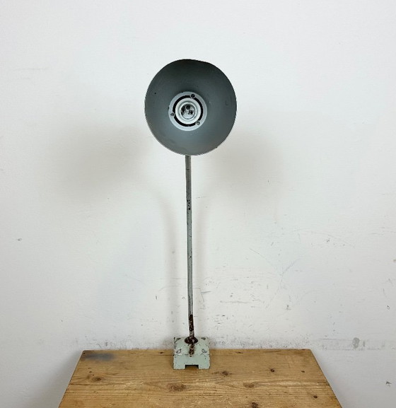 Image 1 of Grey Industrial Table Lamp from Elektrosvit, 1970s