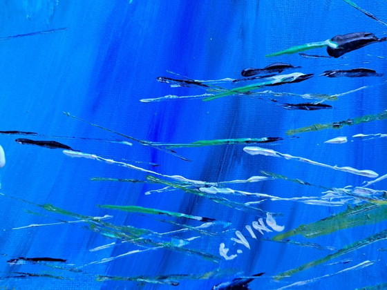 Image 1 of Evelina VINE - Abstract boats - Tableau d'artiste