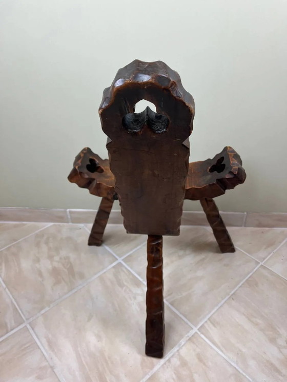 Sgabello brutalista a treppiede – Sgabelli, Wood, Rustic (photo 10 of 12)