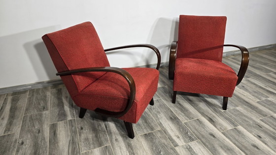 Image 1 of Ensemble de fauteuils vintage par Jindrich Halabala