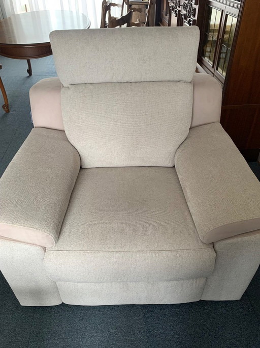 Sofá y sillón Château d'Ax – banken, Textile