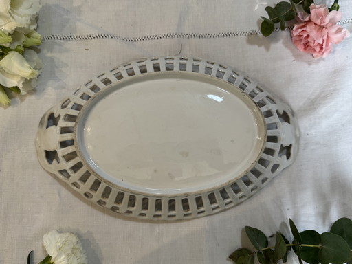 Vintage porcelain basket