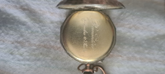 Antique Swiss Ladies Silver Pocket Watch – Clocks, Gold (photo 3 of 5)