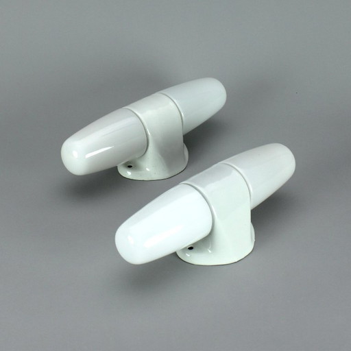 Wilhelm Wagenfeld - lot de 2 lampes miroir - modèle 6068 - conçu en 1958 - Lindner GmbH Bamberg, Allemagne