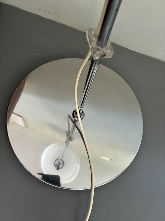 Image 1 of Space Age Vintage Floor Lamp “Lucerna” in chrome-plated steel by Harvey Guzzini