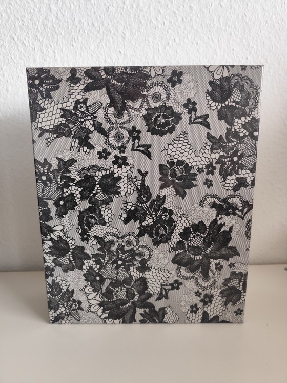 Image 1 of Esprit opbergdoos zwart kant – Kant & roze