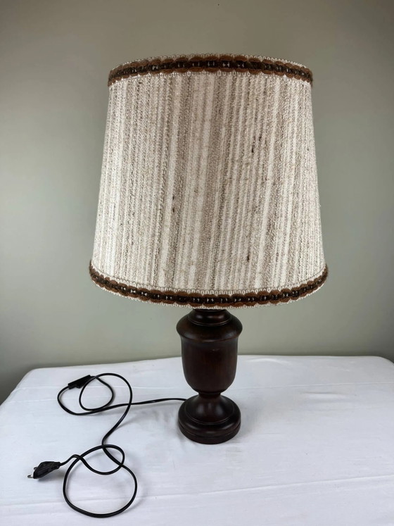 Grande lampada d'ambiente bohémien vintage – Lampade da tavolo, Wood (photo 10 of 12)