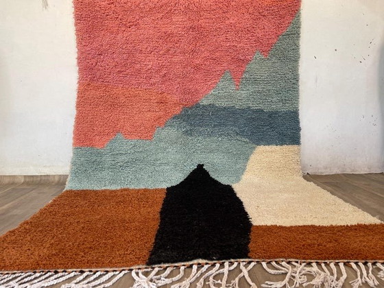 Image 1 of Authentic Moroccan Atlas Rug, Handmade, 2/3 m