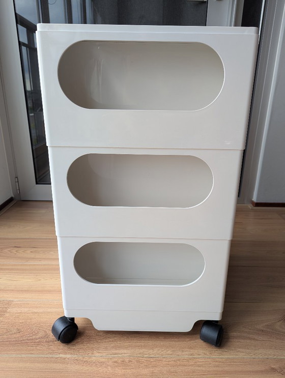 Image 1 of B-Line “Boby Trolley” – 3/3 drawers – Joe Colombo (White, Italy)