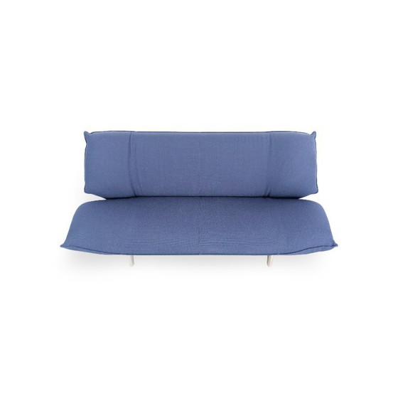 Image 1 of Original Leolux Tango Sofa Design Couch Fabric Blue Italy