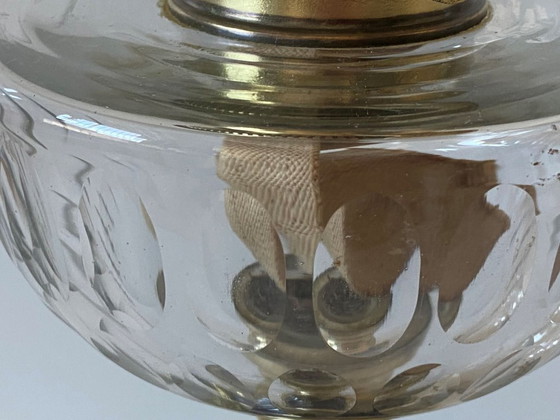 Image 1 of Lámpara de aceite francesa antigua, finales del siglo XIX, Jean Ristelhueber, París, bronce