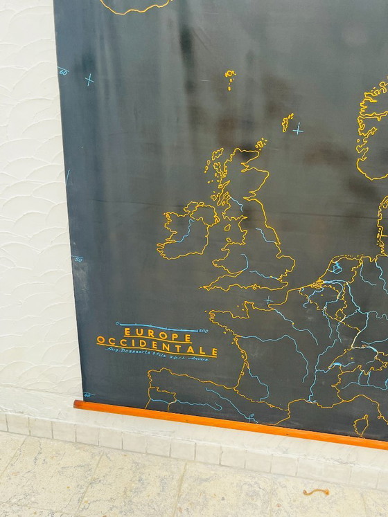 Image 1 of Old Western Europe school map Aug Bossaerts