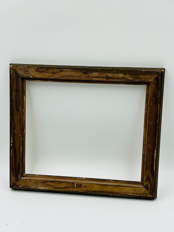 Image 1 of Vintage cream and old gold frame