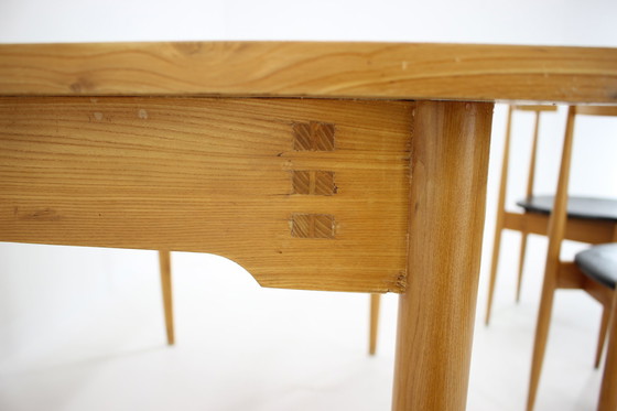 Image 1 of 1960er Jahre Seltenes Alan Fuchs Esstischset von ULUV, Tschechoslowakei